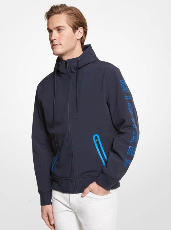 Panske Vetrovky Michael Kors Baltimore Modre - Oblecenie Michael Kors Outlet | ALQSX-4791
